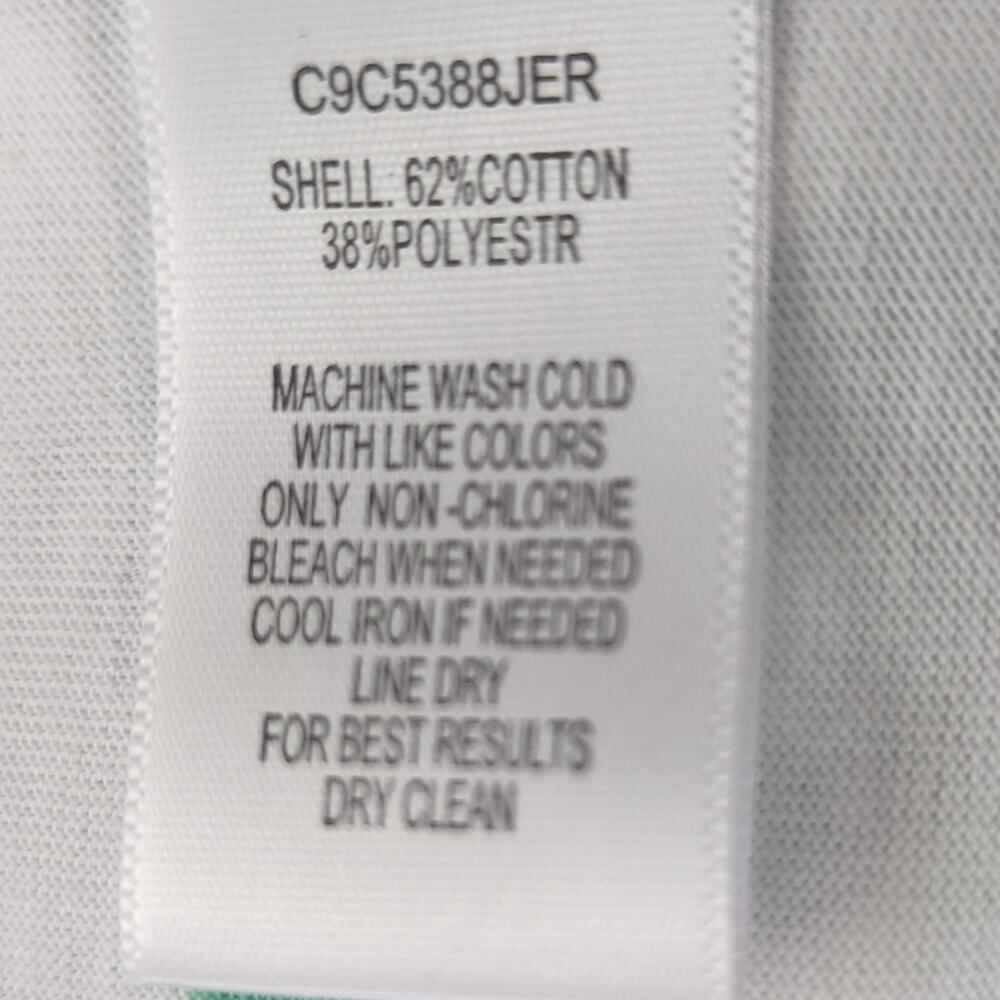NEW Parker Bodycon Stripe Ruffle Dress White Blue Green Large - Picture 7 of 10